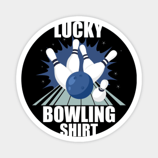 Lucky Bowling Shirt Magnet